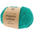 Essentials Organic Cotton aran aqua