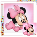 Vollständiges quadratisches Diamantgemälde – Minnie – 40 x 40 cm